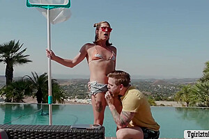 Cant Resist The Big Ass Ts Pool With Steve Rickz