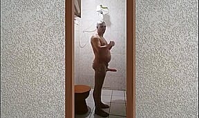 Meu Banho Gostoso Com o Pau Duro 005