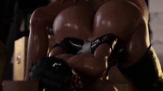 Horny FUTA Shemale Fucks Catwoman