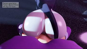 Raven gets cumflated by futa starfire