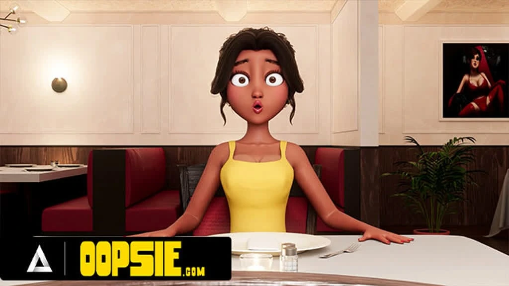 OOPSIE – Waitress Gets Mouth And Ass Filled With Cum During Service! 3D CARTOON PORN!