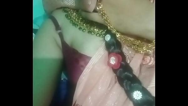 Indian Gay Crossdresser Bottom Gaurisissy Pleasuring Herself in a Seductive Silk Saree with Dazzling Jewelry